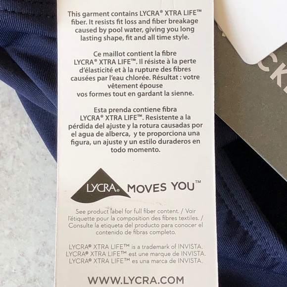 Athleta One Piece Keyhole Swimsuit Navy Bl… - Picture 7 of 8